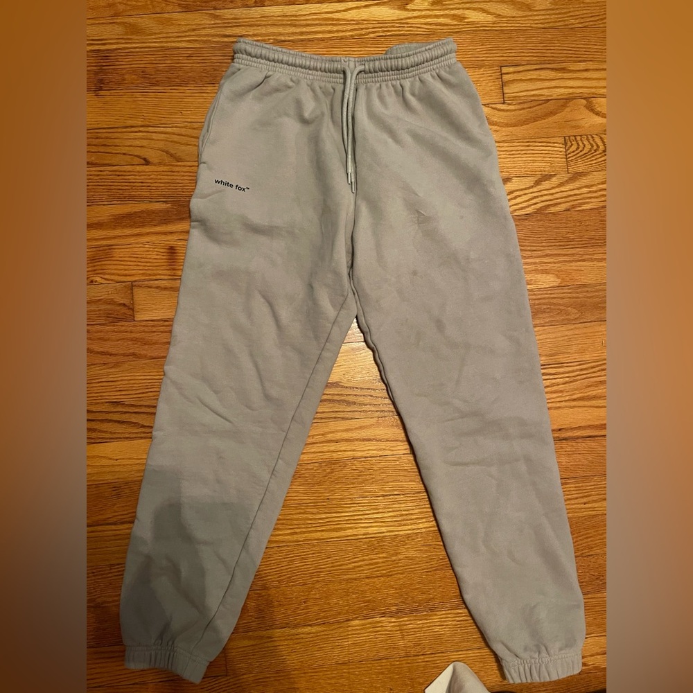 white fox sweatsuit